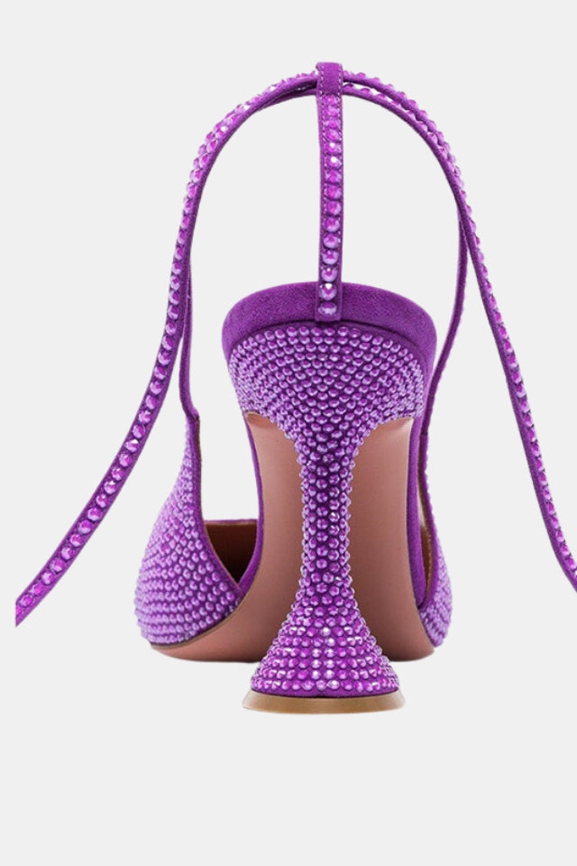 Diamond Lace-Up Shoes